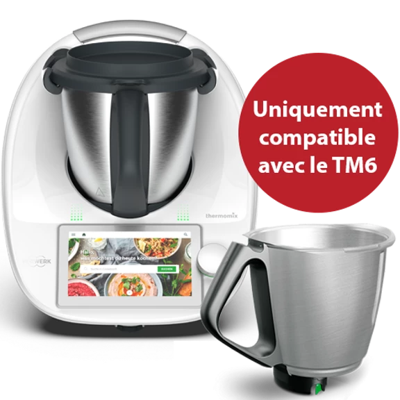 Vorwerk Thermomix® TM6 Mixtopf Edelstahl – Ersatz Rührschüssel - Image 3